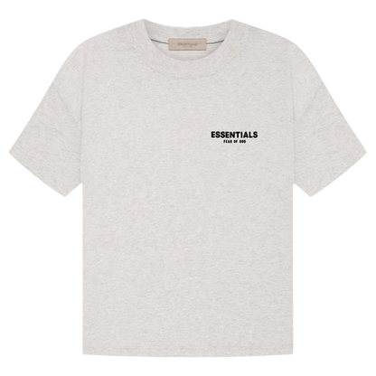 Fear of God Essentials T-shirt 'Light Oatmeal' FW22 — XXS — Front View