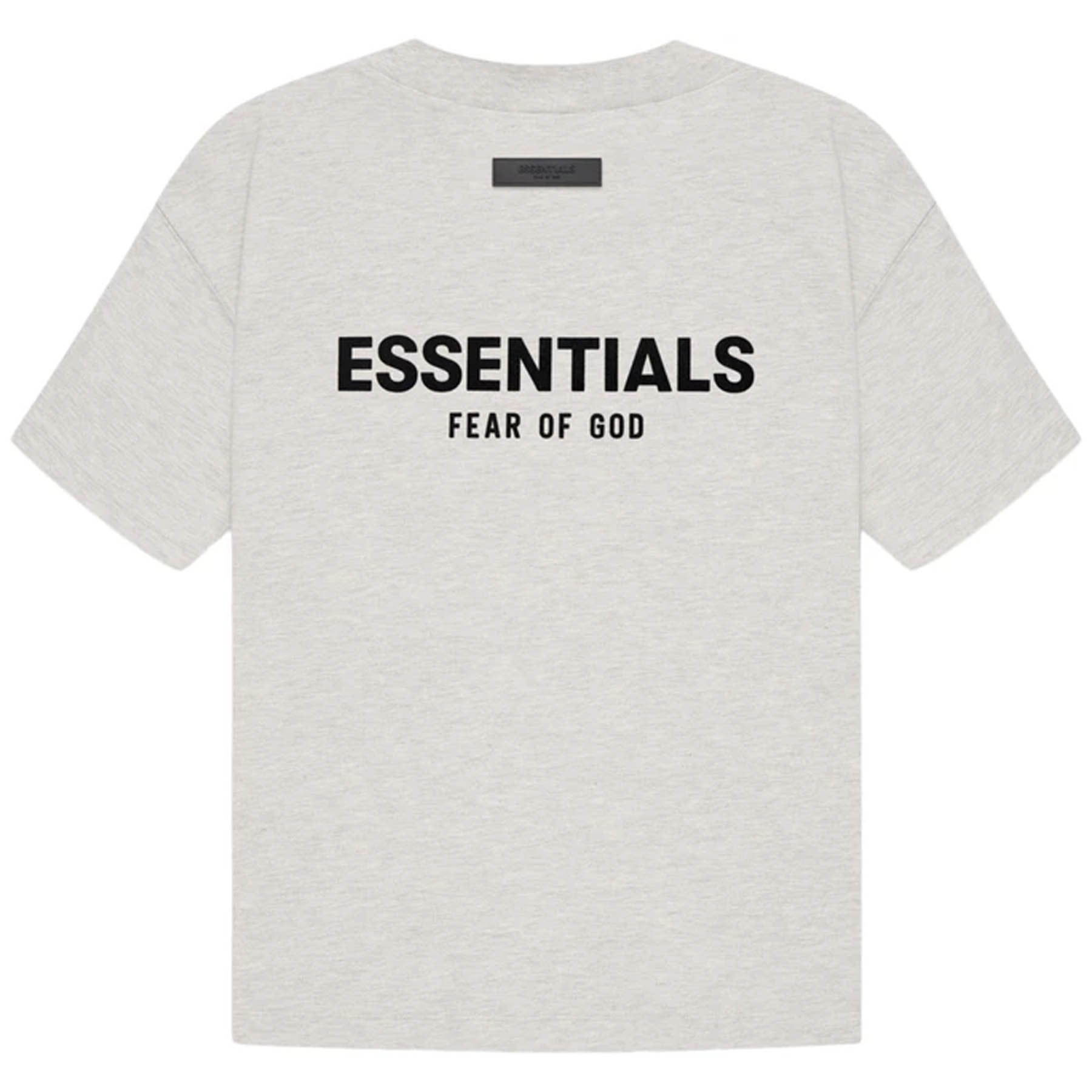 Fear of God Essentials T-shirt 'Light Oatmeal' FW22 — XXS — Side View
