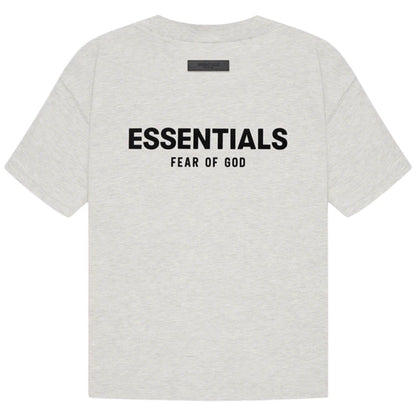 Fear of God Essentials T-shirt 'Light Oatmeal' FW22 — XXS — Side View