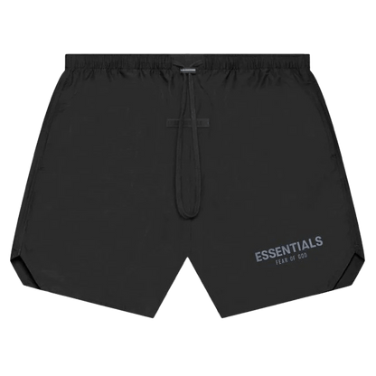 FEAR OF GOD ESSENTIALS Volley Shorts Black — XXS — Front View