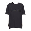 FEAR OF GOD ESSENTIALS x SSENSE Boxy T-Shirt Applique Logo Dark Navy — XXS — Front View