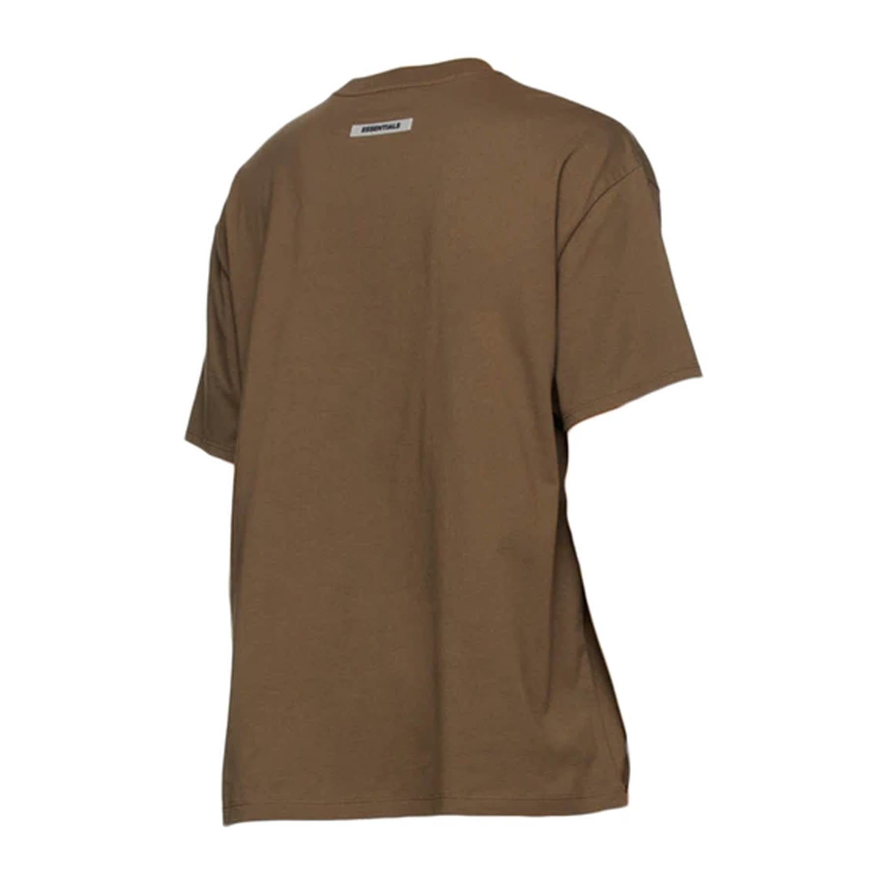 FEAR OF GOD ESSENTIALS x SSENSE Boxy T-Shirt Applique Logo Rain Drum — XXS — Side View