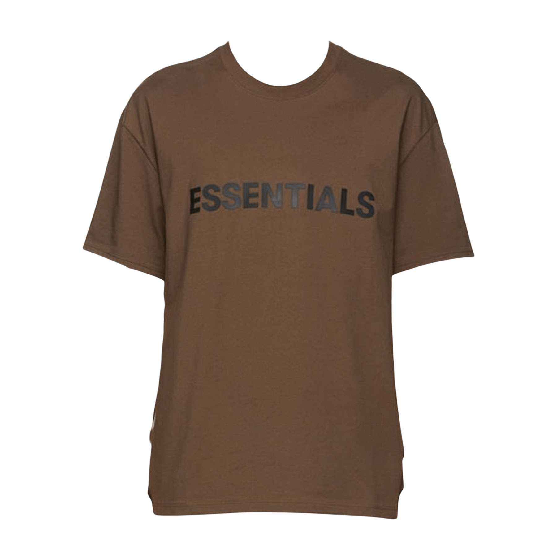 FEAR OF GOD ESSENTIALS x SSENSE Boxy T-Shirt Applique Logo Rain Drum — XXS — Front View