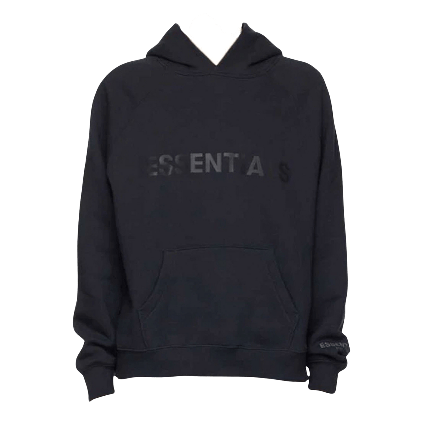 FEAR OF GOD ESSENTIALS x SSENSE Pullover Hoodie Applique Logo Dark Navy — XXS — Front View