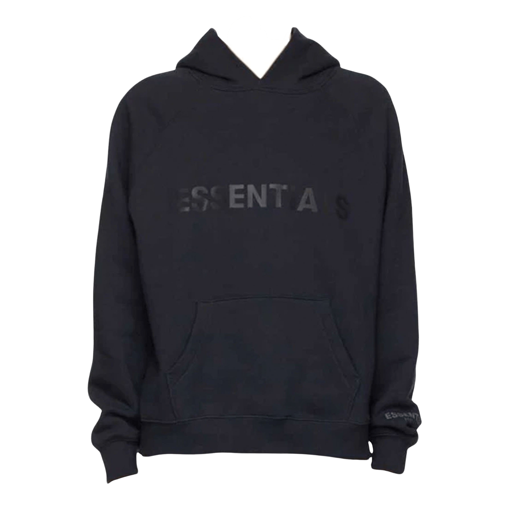 FEAR OF GOD ESSENTIALS x SSENSE Pullover Hoodie Applique Logo Dark Navy — XXS — Front View