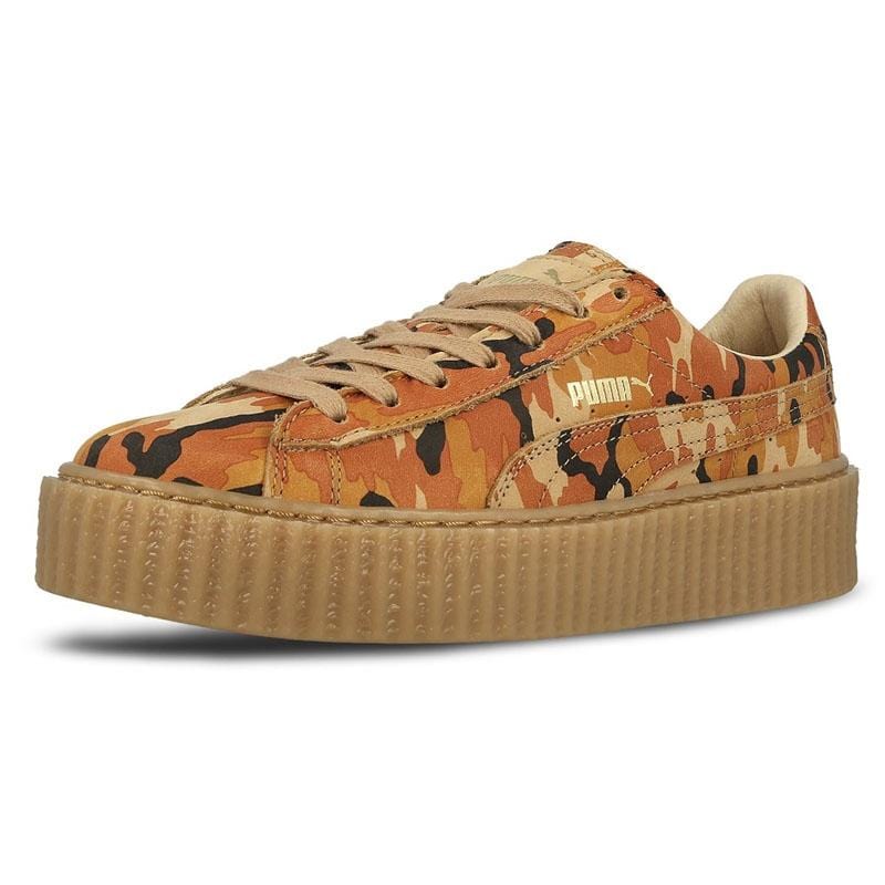 Rihanna x PUMA Suede Creeper Orange Camo — UK 3 | EU 35.5 | US 5.5 — Alternate View 9