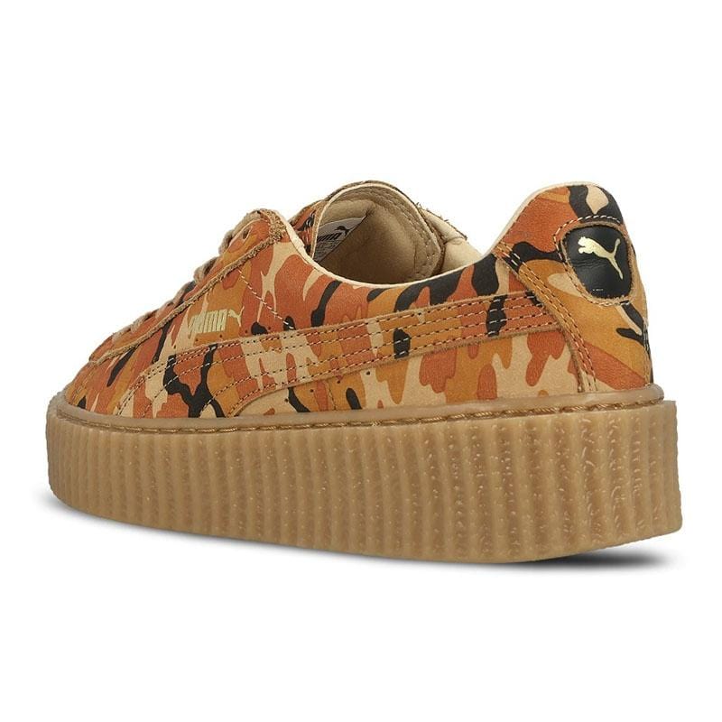 Rihanna x PUMA Suede Creeper Orange Camo — UK 3 | EU 35.5 | US 5.5 — Alternate View 8