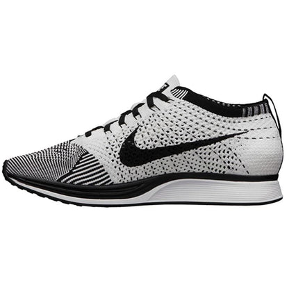 Nike Flyknit Racer - Black-White — UK 3 | EU 35.5 | US 3.5 — Front View