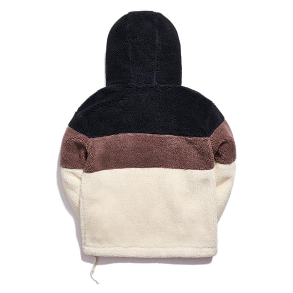 Kith Sherpa Double Pocket Hoodie Mauve — XXS — Side View