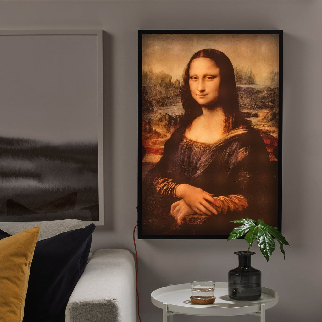 Virgil Abloh x IKEA MARKERAD "MONA LISA" Backlit Artwork Multicolor — Detail View