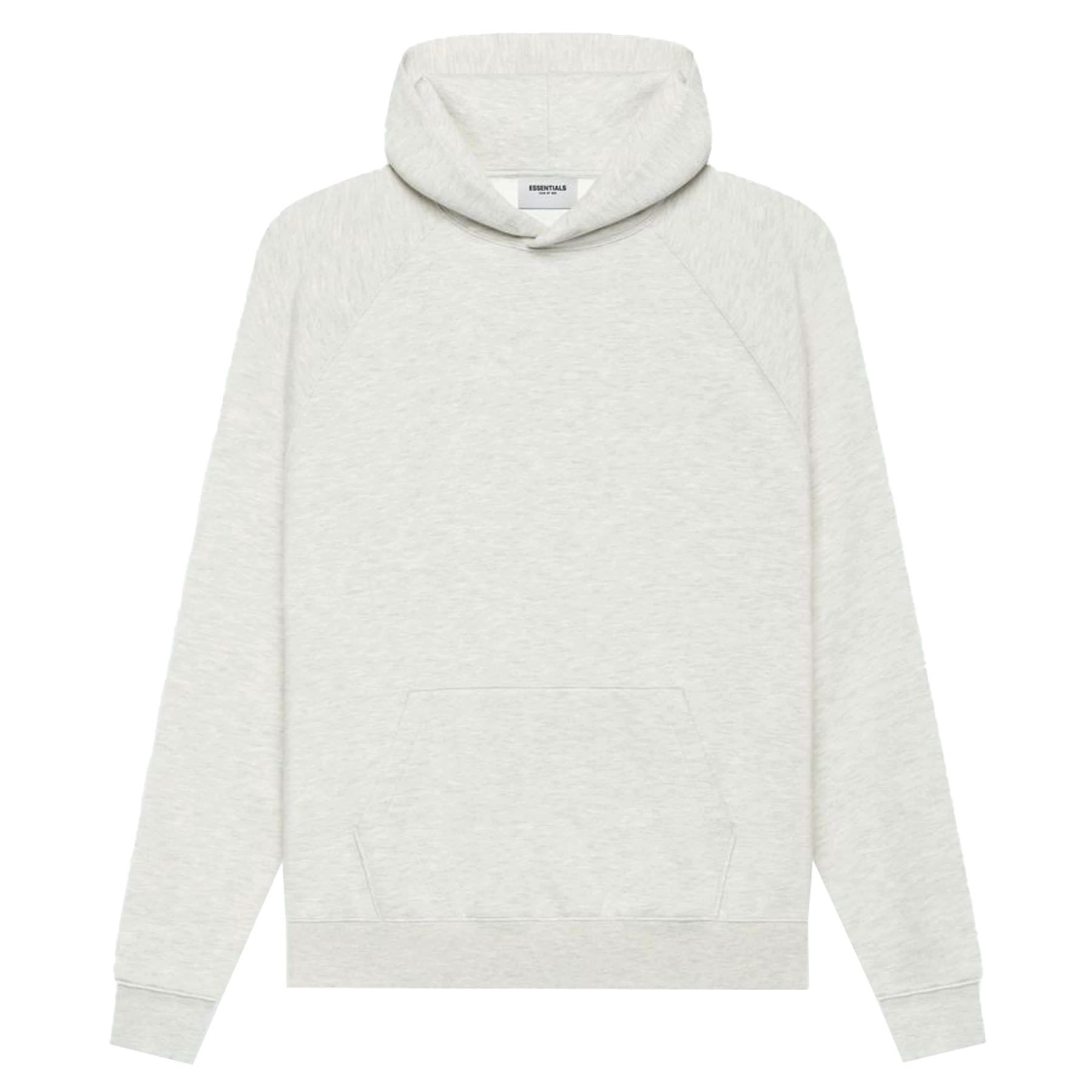 FEAR OF GOD ESSENTIALS Pullover Hoodie Light Heather Oatmeal — XXS — Side View