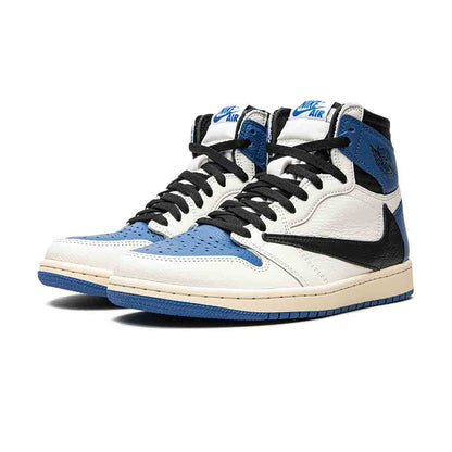 Fragment Design x Travis Scott x Air Jordan 1 Retro High — 3 UK — Back View