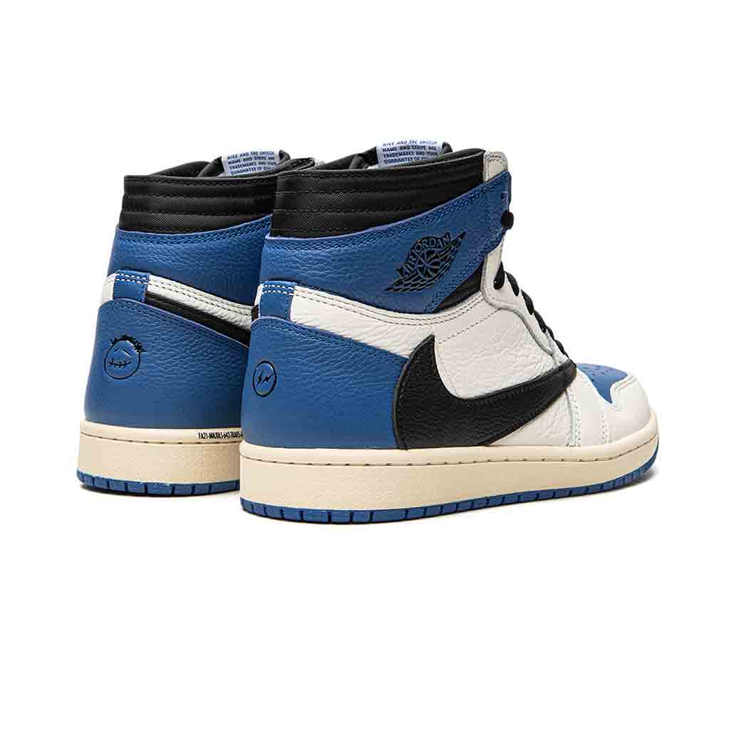 Fragment Design x Travis Scott x Air Jordan 1 Retro High — 3 UK — Top View