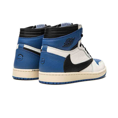 Fragment Design x Travis Scott x Air Jordan 1 Retro High — 3 UK — Top View