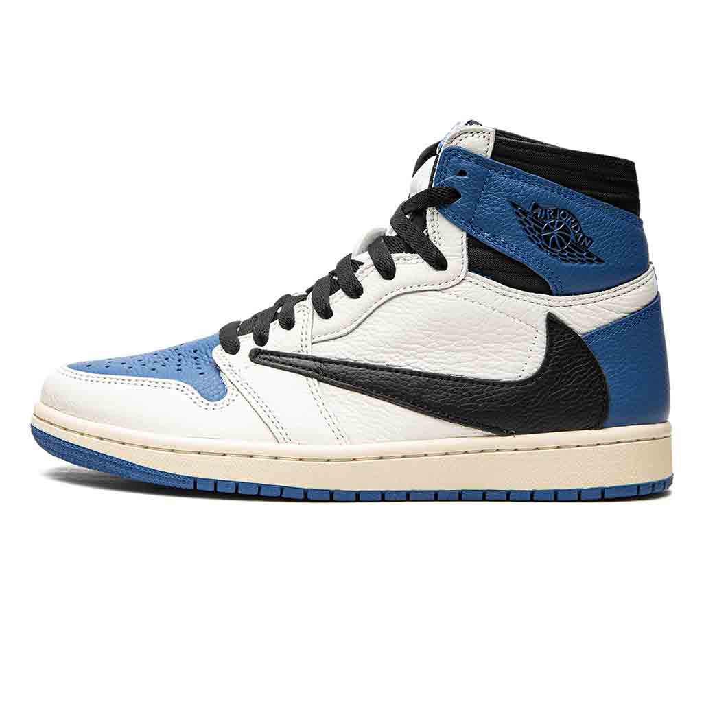 Fragment Design x Travis Scott x Air Jordan 1 Retro High — 3 UK — Front View