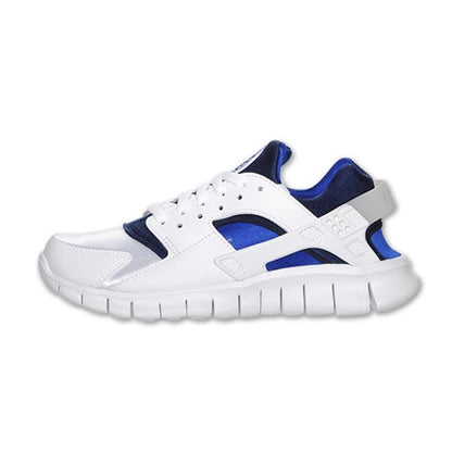 Nike Huarache Free 2012 White - Navy-Royal — UK 3 | EU 35.5 | US 3.5 — Front View