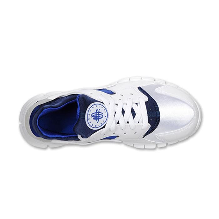 Nike Huarache Free 2012 White - Navy-Royal — UK 3 | EU 35.5 | US 3.5 — Side View