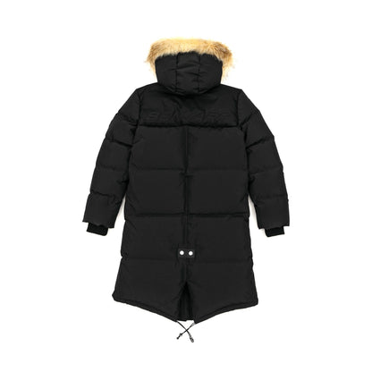 Benjart Fur Parka 'Black' — XXS — Top View