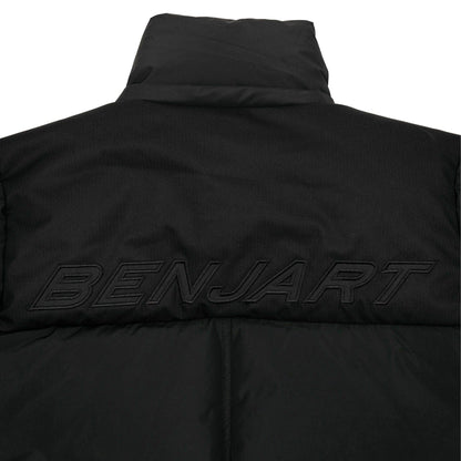 Benjart Fur Parka 'Black' — XXS — Back View