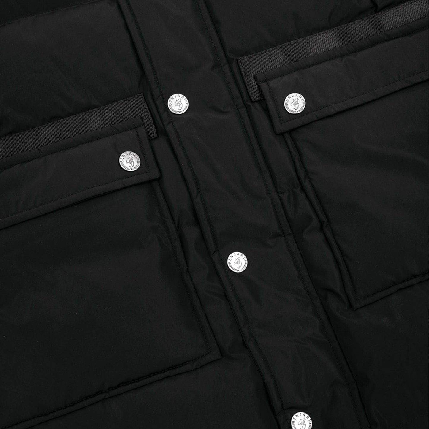 Benjart Fur Parka 'Black' — XXS — Lifestyle View