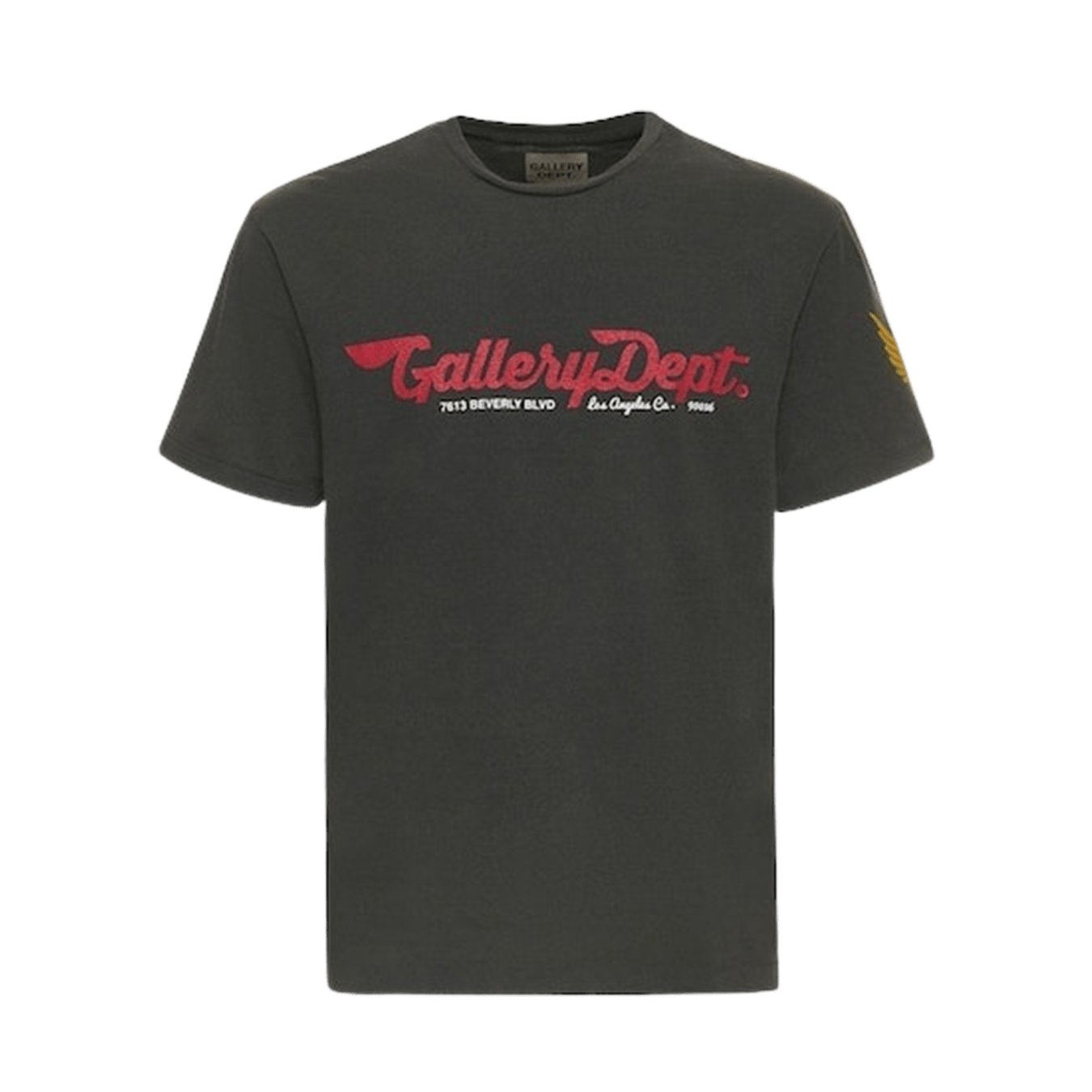 Gallery Dept. Mechanic Tee 'Black' — XXS — Front View