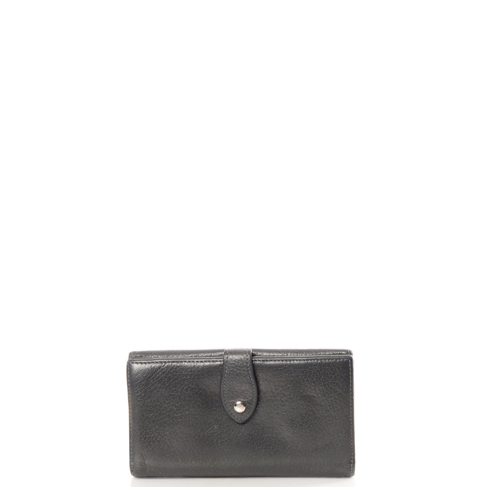 Mulberry Purse Wallet in Black, Calfskin Leather — Alternate View 8