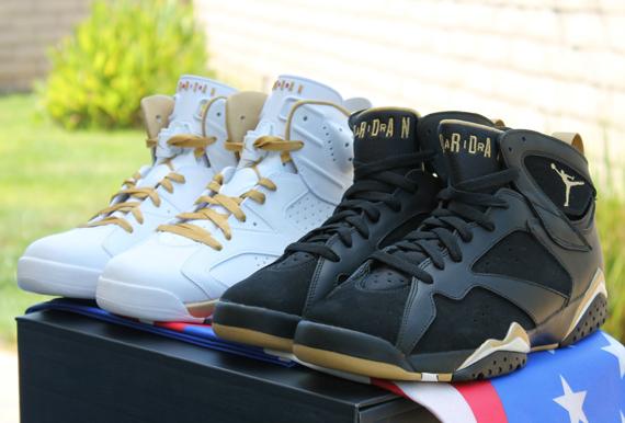 Air Jordan - Golden Moments Pack 6 - 7 Retro — UK 3 | EU 35.5 | US 3.5 — Alternate View 8