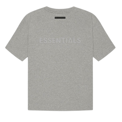 FEAR OF GOD ESSENTIALS T-shirt (SS21) Dark Heather Oatmeal — XXS — Front View