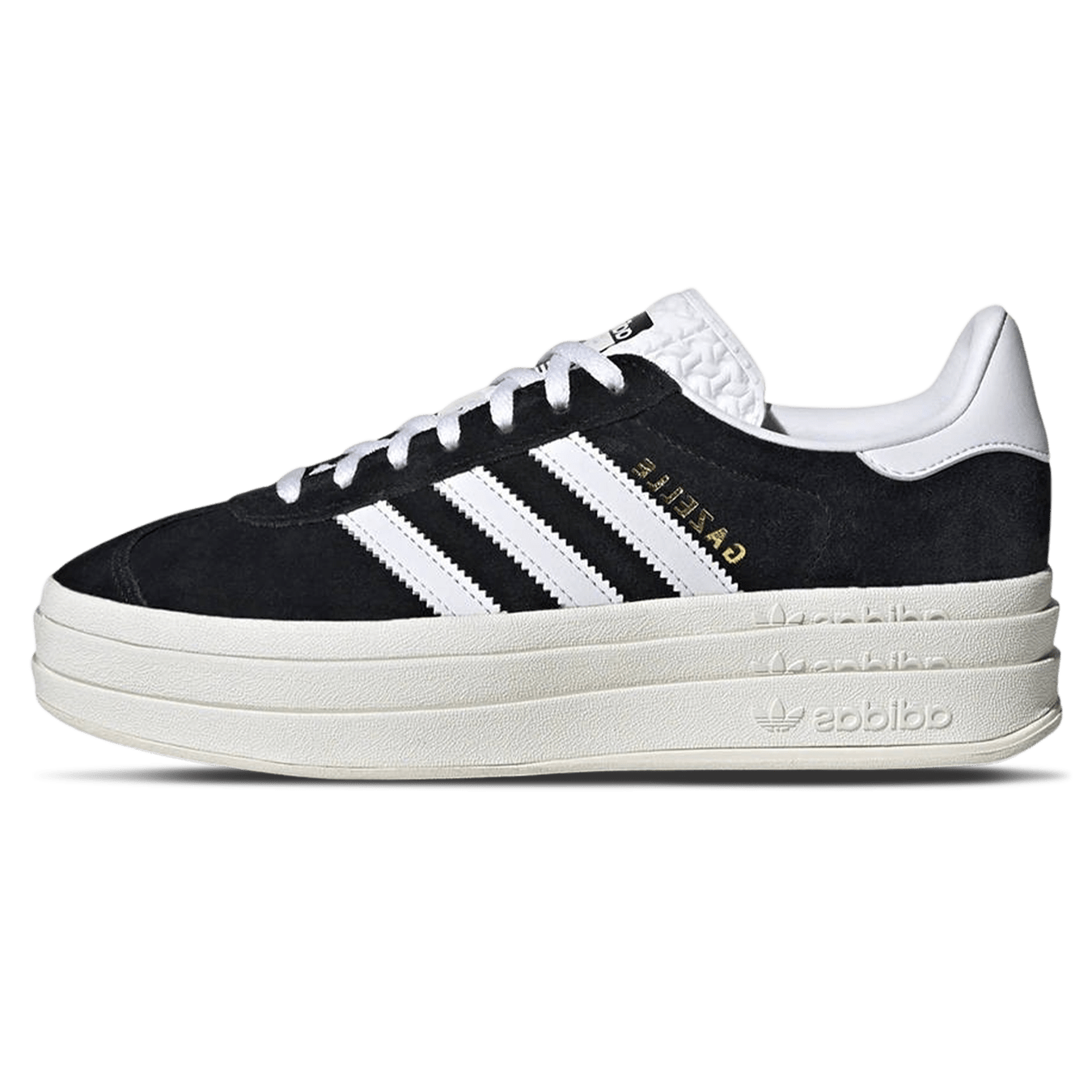 Adidas Gazelle Bold Wmns 'Black White' — UK 3.5 | EU 36 | US 5.5 — Front View