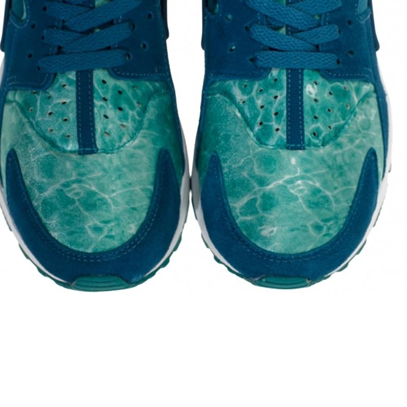 Nike Air Huarache Santa Monica Pool Print — UK 3 | EU 35.5 | US 3.5 — Top View
