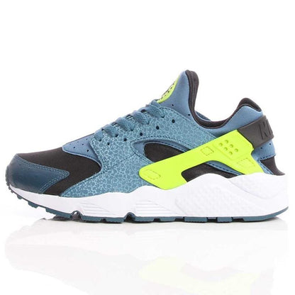 Nike Air Huarache LE Black-Space Blue-Volt — UK 3 | EU 35.5 | US 3.5 — Front View