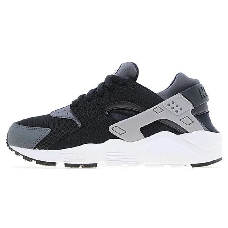 Nike Huarache Junior 'Black-Wolf Grey' — UK 3 | EU 35.5 | US 3.5 — Front View