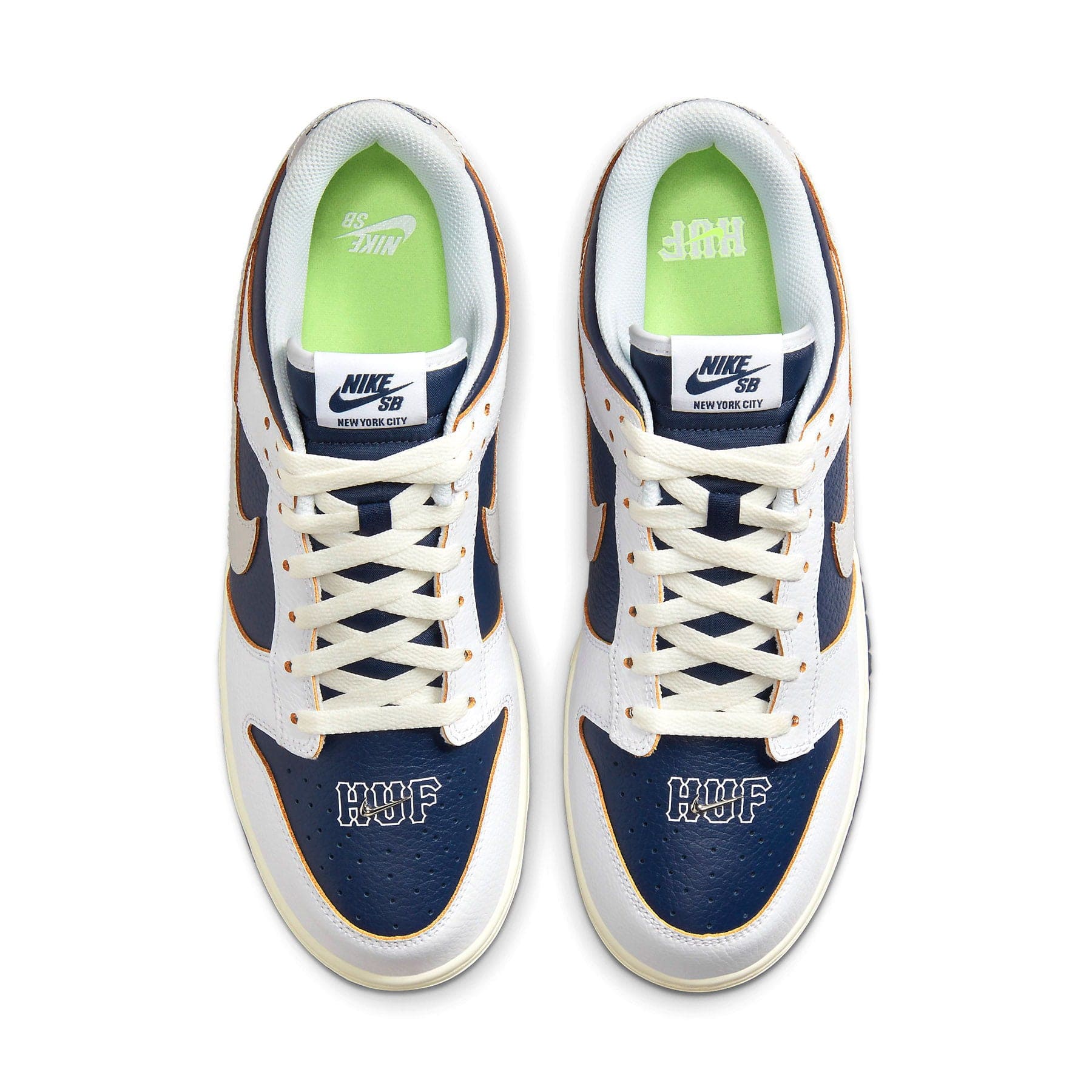 Nike Dunk Low SB x HUF 'New York' — UK 3 | EU 35.5 | US 3.5 — Top View