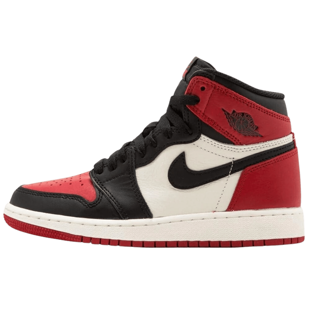 Air Jordan 1 Retro High OG GS "Bred Toe" — UK 13.5 | EU 32 | US 1Y — Front View