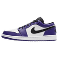Air Jordan 1 Low 'Court Purple' 2020 — UK 3 | EU 35.5 | US 3.5 — Front View