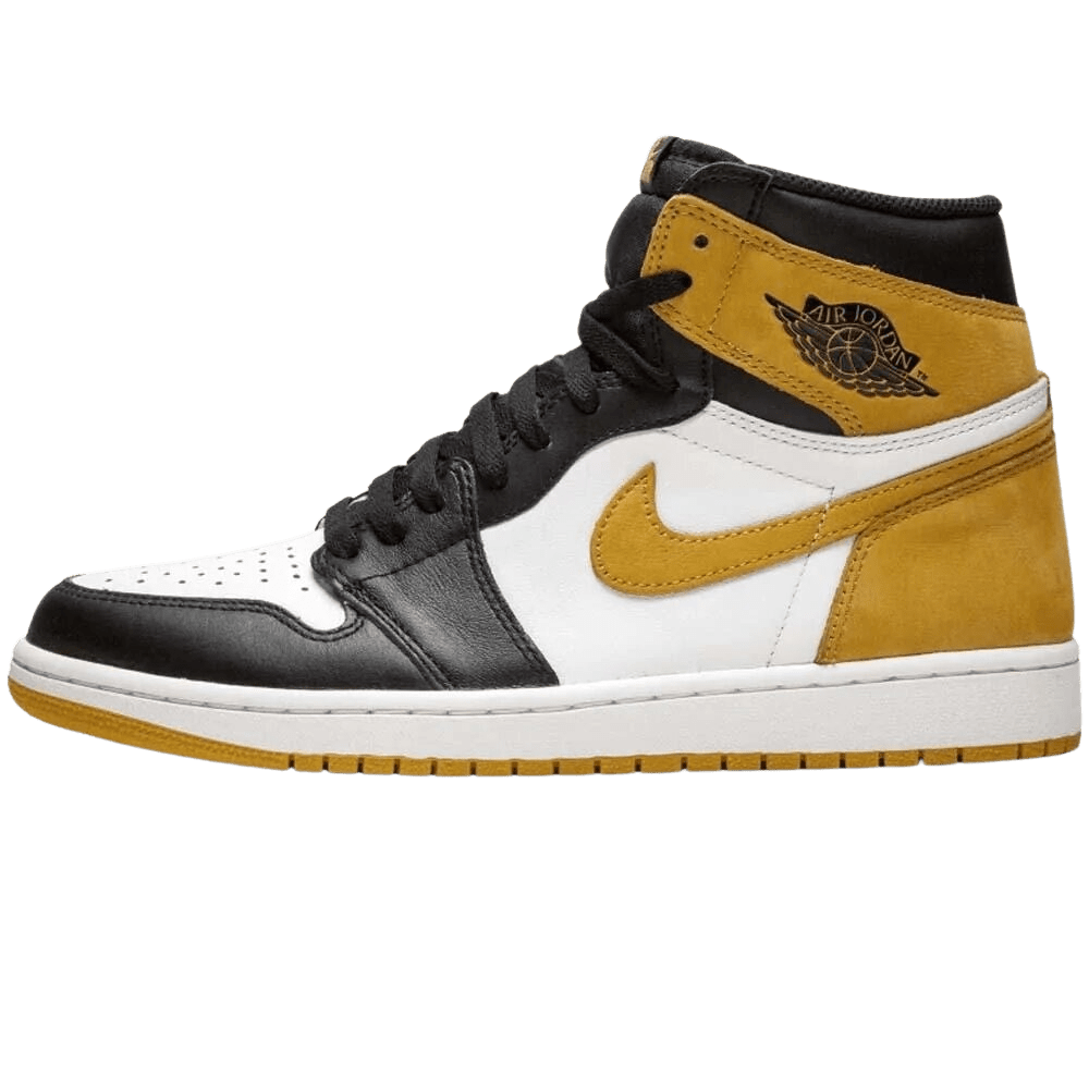 Air Jordan 1 Retro High OG "Yellow Ochre" — UK 3 | EU 35.5 | US 3.5 — Front View