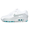 Nike Air Max 90 White-Silver — UK 3 | EU 35.5 | US 3.5 — Front View