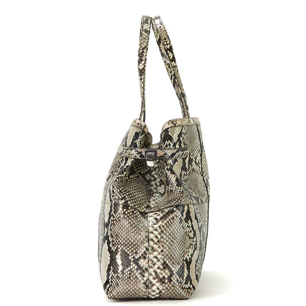 Asprey Tote Tote in Grey, Exotic — Alternate View 9