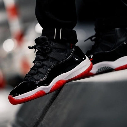 Air Jordan 11 Retro GS 'Bred' 2019 — UK 13.5 | EU 32 | US 1Y — Lifestyle View