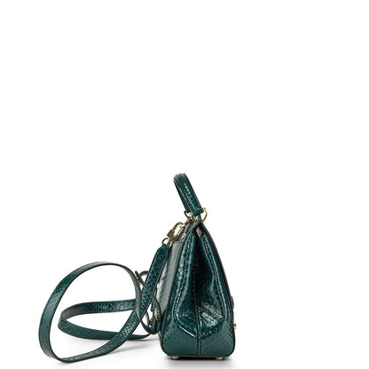 Asprey Backpack Tote in Green, Exotic — Back View