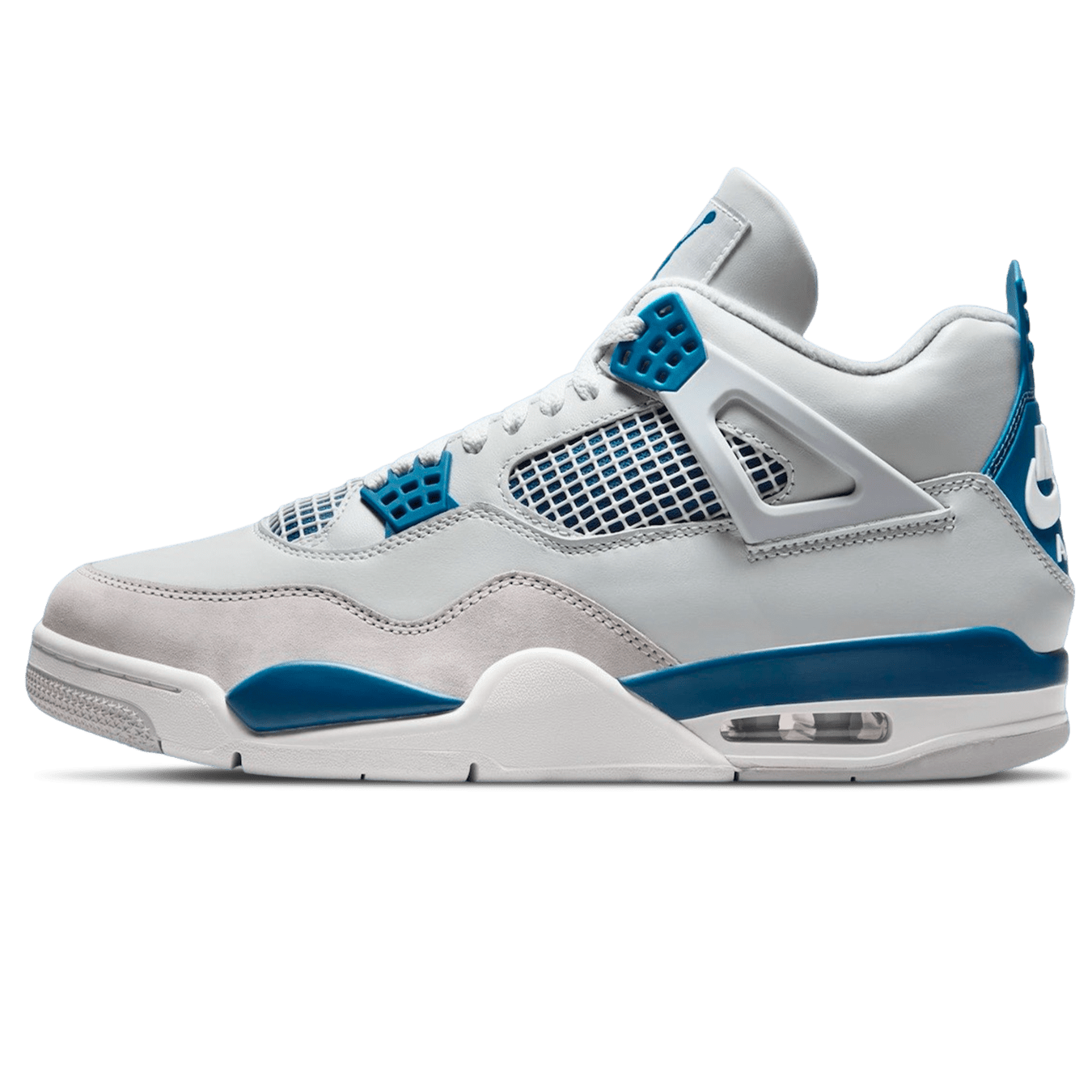 Air Jordan 4 Retro 'Military Blue' 2024 — UK 3 | EU 35.5 | US 3.5 — Front View