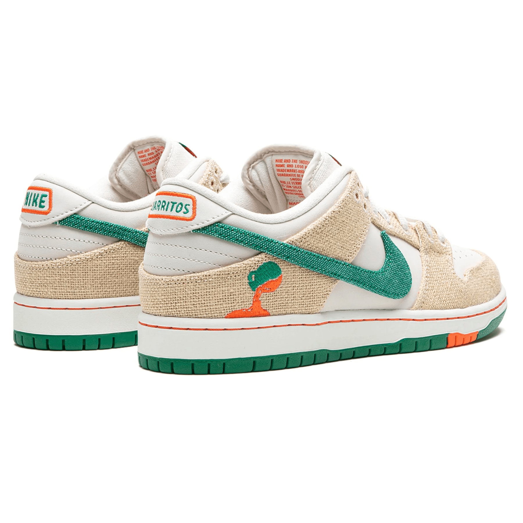 Nike Dunk Low SB x Jarritos — UK 3 | EU 35.5 | US 3.5 — Back View