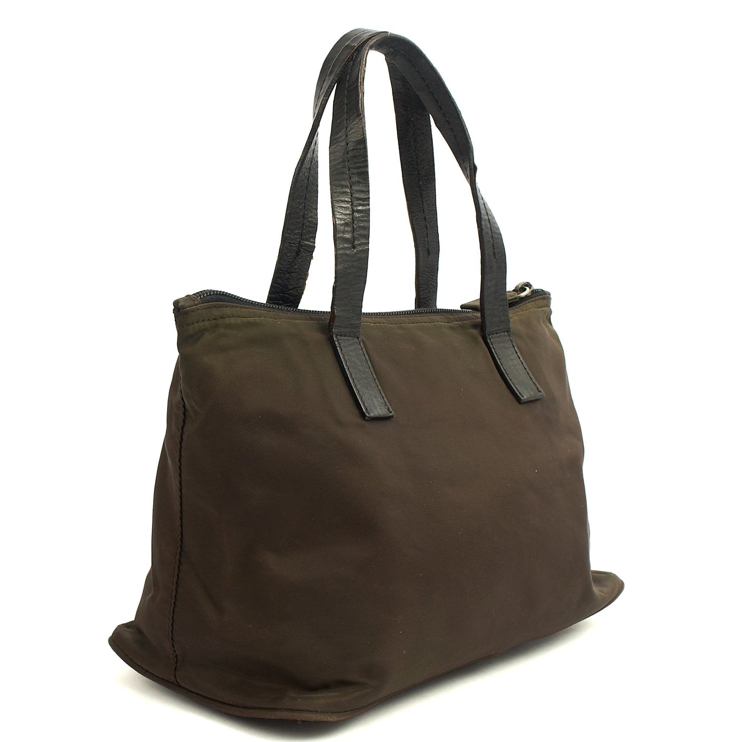 Prada Tote Nylon Tote Bag in Green, Nylon — Alternate View 16
