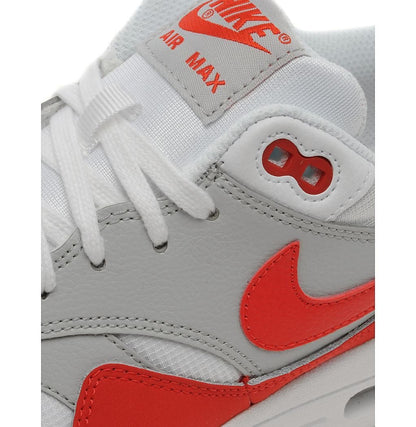 NikeAir Max 1 Junior White-Pimento-Black — UK 3 | EU 35.5 | US 3.5 — Back View