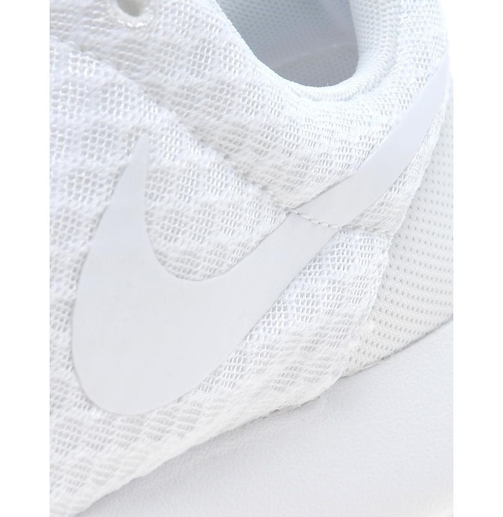 Nike Roshe Run White Trainers — UK 3 | EU 35.5 | US 3.5 — Side View