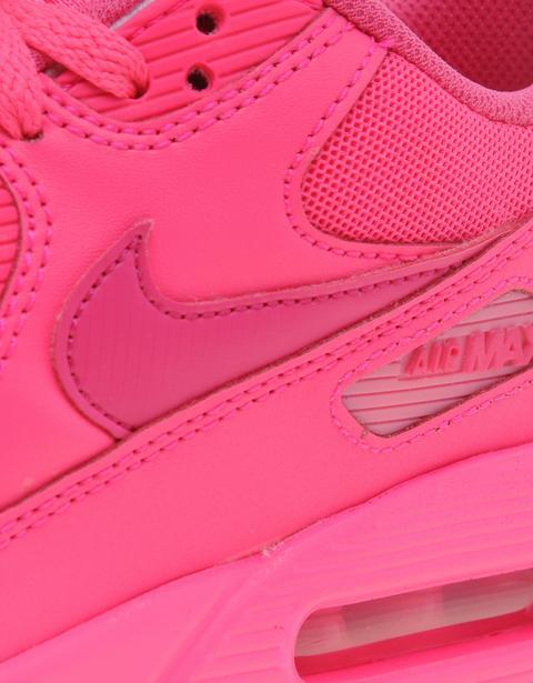 Nike Air Max 90 Junior 'Hyper Pink' — UK 3 | EU 35.5 | US 3.5 — Back View