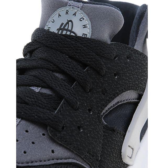 Nike Huarache Junior 'Black-Wolf Grey' — UK 3 | EU 35.5 | US 3.5 — Back View