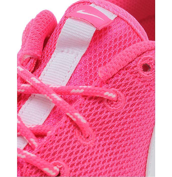 Nike Roshe Run Junior - Hyper Pink-White — UK 3 | EU 35.5 | US 3.5 — Top View