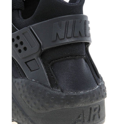 Nike Air Huarache LE Triple Black — UK 3 | EU 35.5 | US 3.5 — Side View
