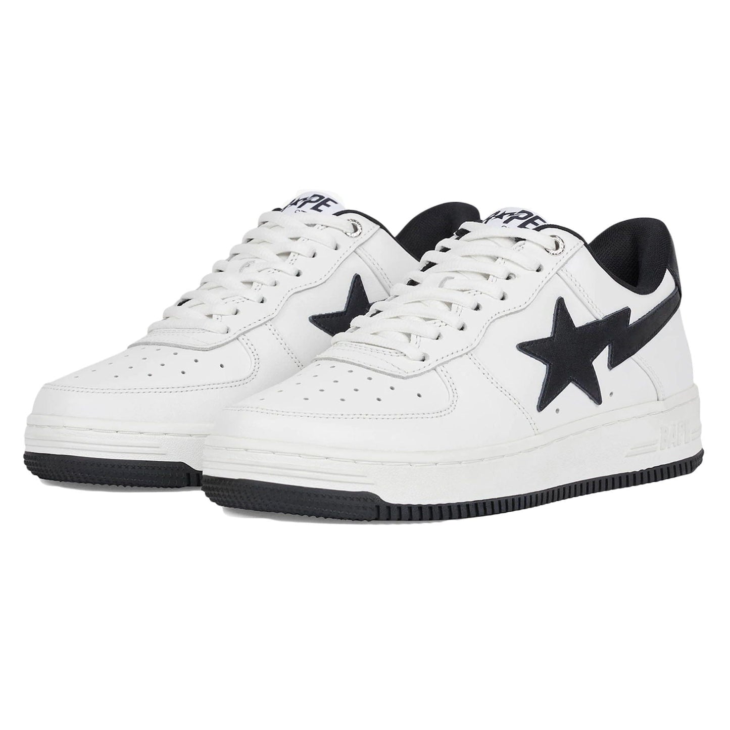 JJJJound x Bapesta 'White Navy' — UK 4 | EU 37.5 | US 5 — Side View